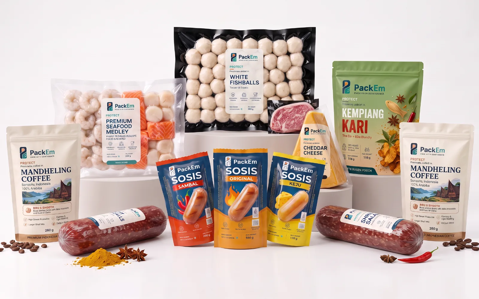 PackEm food packaging range