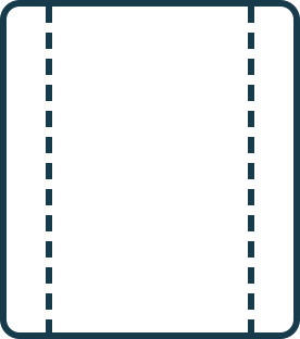 Gusseted bag diagram